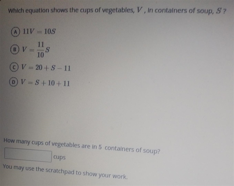 Salma's Soups uses this recipe for their vegetable soup. 9 cups of water and 11 cups-example-1