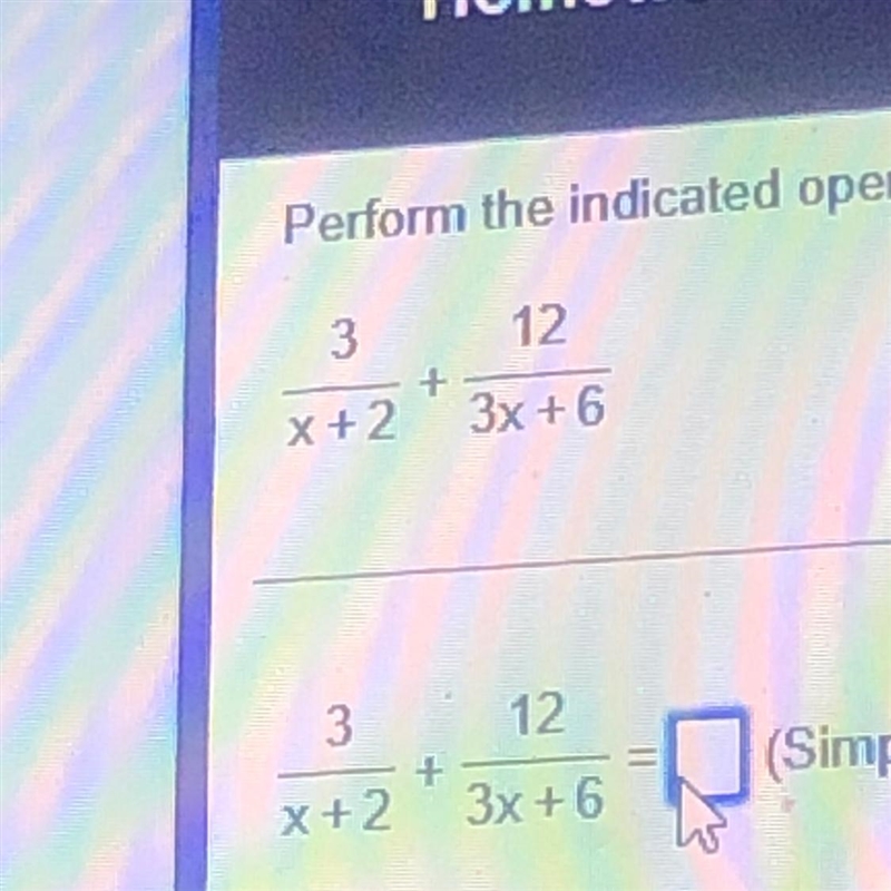 Is the LCD ( X + 2 ) and 3( X + 6) ?-example-1