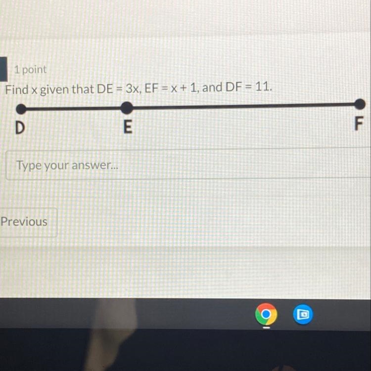 DE=3x,EF=x+1,and DF=1-example-1