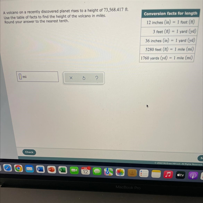 Find the height in miles, round to the nearest tenth-example-1