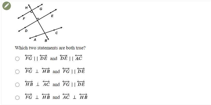 Which two statements are both true?-example-1