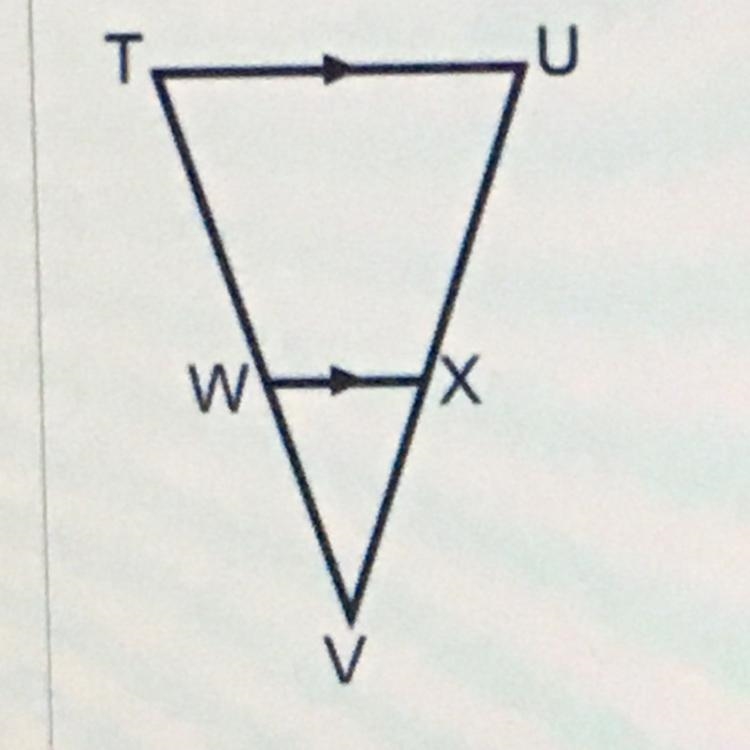 PLS HELPIf TW =7, WV =2, and UV =12, find XV to the nearest hundredth.-example-1