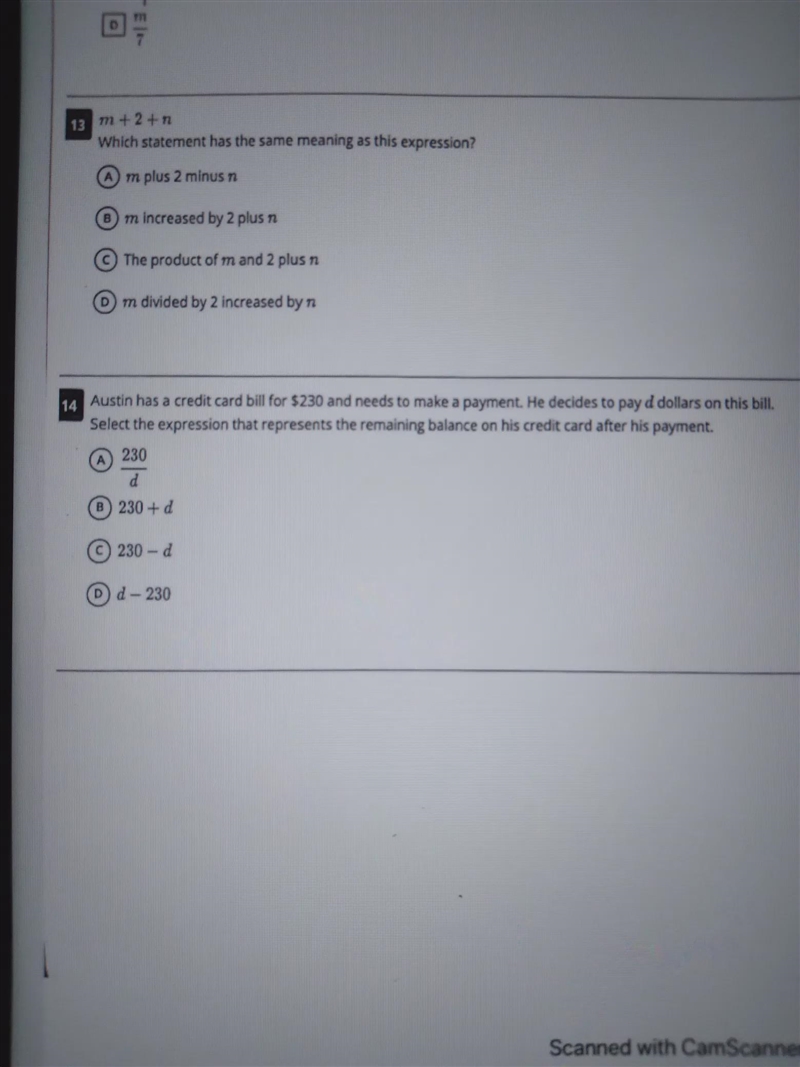 Austin has a credit card bill for $230 and needs to make a payment. He decides to-example-1