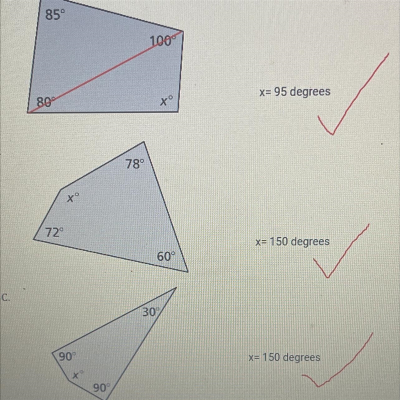 Now, use the angle measurement tool to measure the angles of each polygon. Do the-example-1