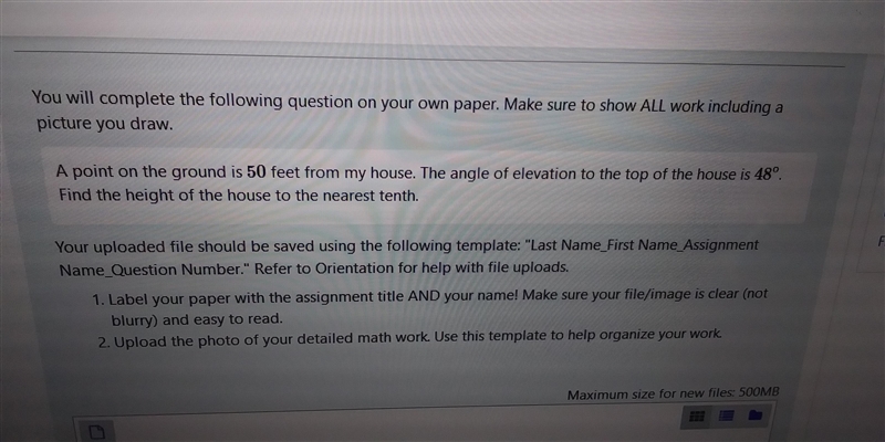 You will complete the following question on your own paper. Make sure to show ALL-example-1