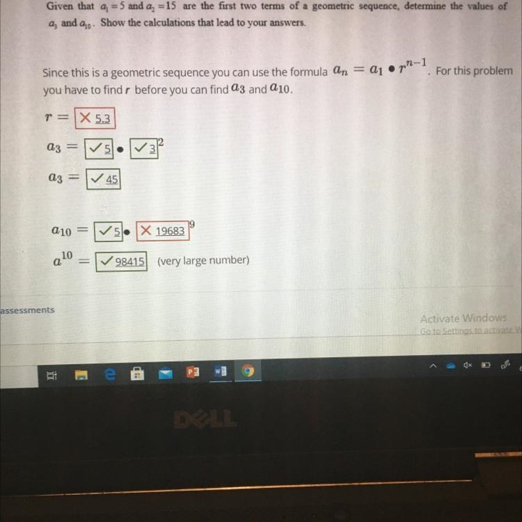 I need help with the two I have gotten wrong.-example-1