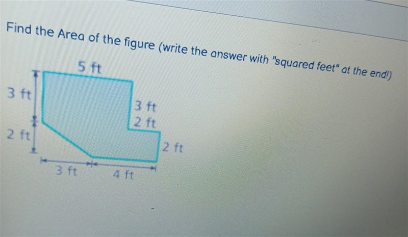 Help 'Find the area of the figure'​-example-1