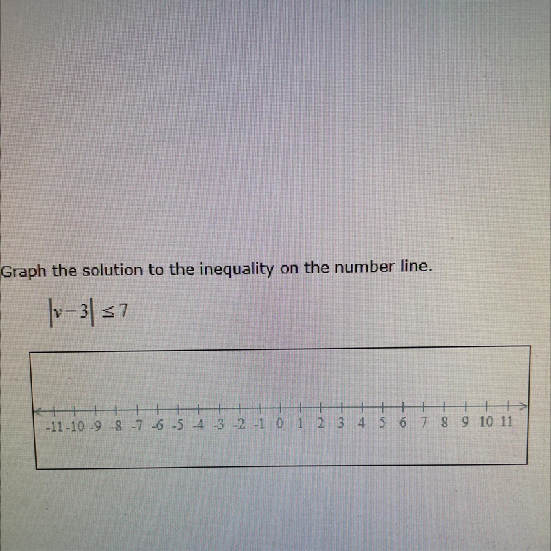 Graph the solution to the inequality on the number line.10-31 =7HHHHHHHHHHHHHHHHHHHHH-example-1