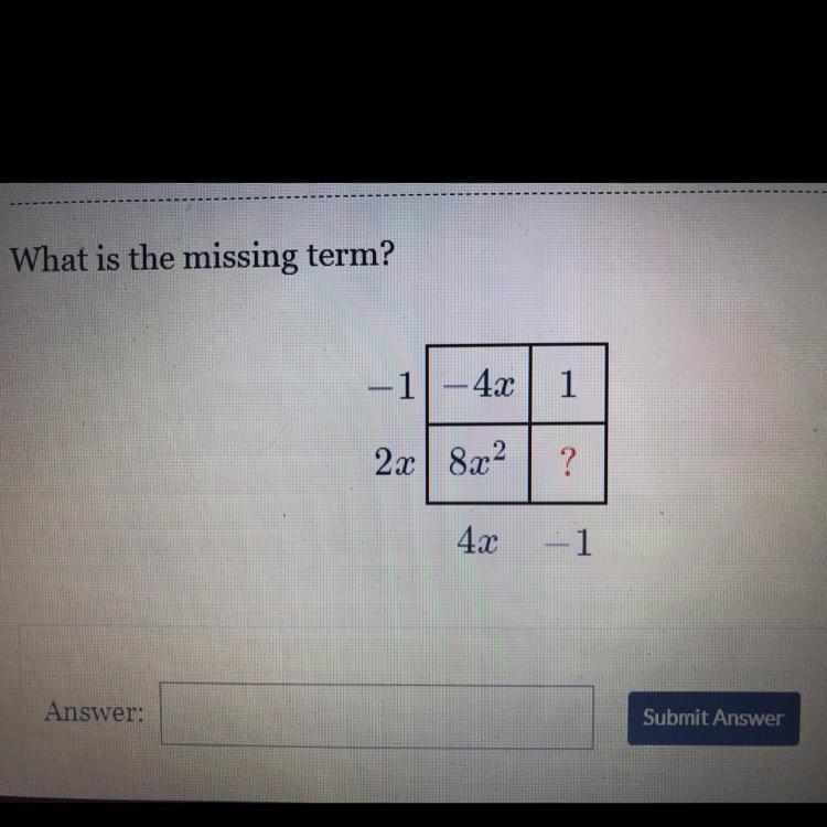 What is the missing term? Please help me!-example-1