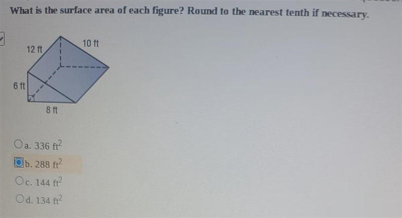 que What is the surface area of each figure? Round to the nearest tenth if necessary-example-1