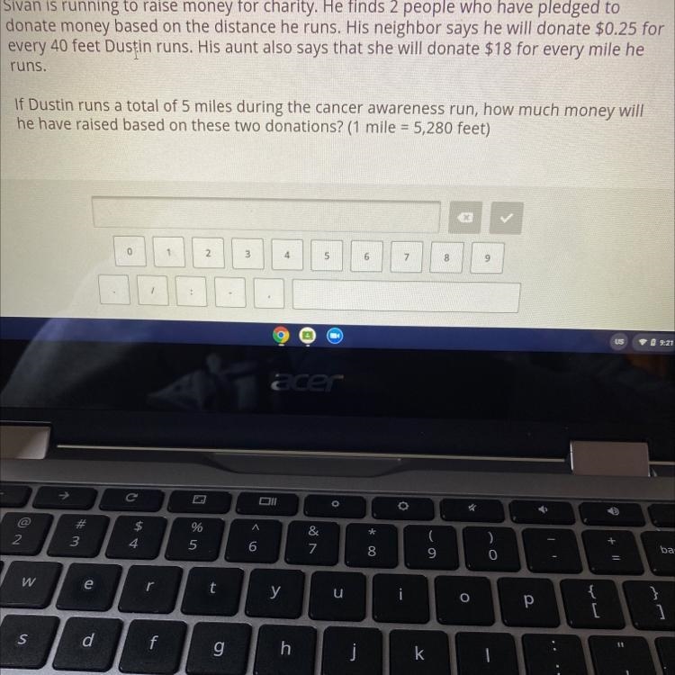 How much money will he raise based on the two donations?-example-1