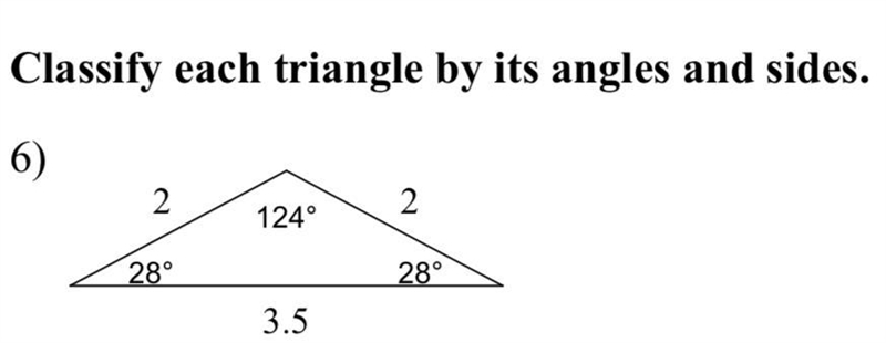 Classify the triangle by its angle and sides-example-1