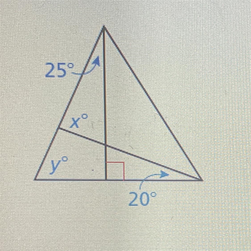 Find the values of x and y. X=? Y=?-example-1