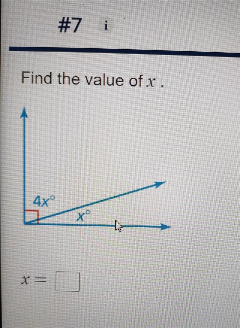 Find the value of x ​-example-1