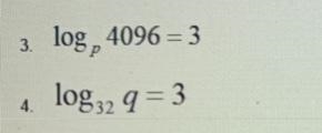 I need help on this practice problem It asks to solve the logarithmic equations. Number-example-1