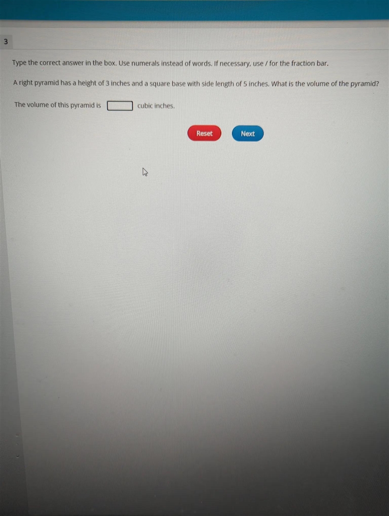 Type the correct answer in the box. Use numerals instead of words. If necessary, use-example-1