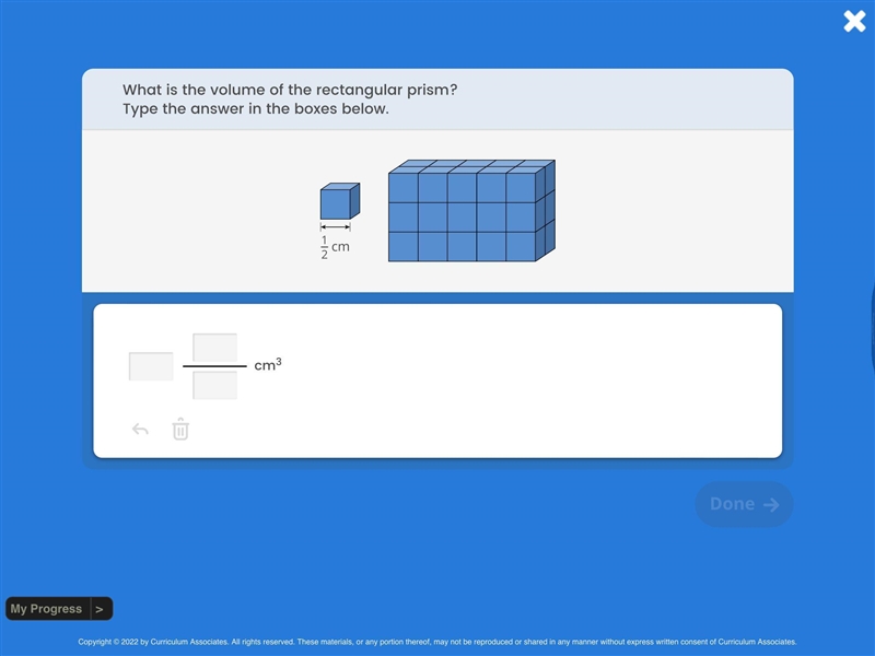 What is the volume of the rectangular prism?-example-1