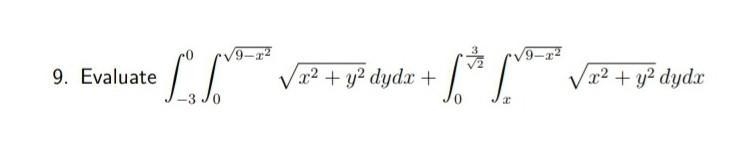 Multivariable Calculus - Double Integrals Evaluate the following equation: ​-example-1