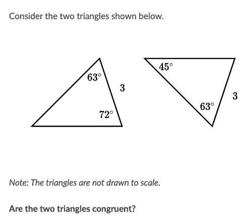 Yes, by ASA and AAS yes SAS Yes by HL yes by SSS the two triangles are not congruent-example-1