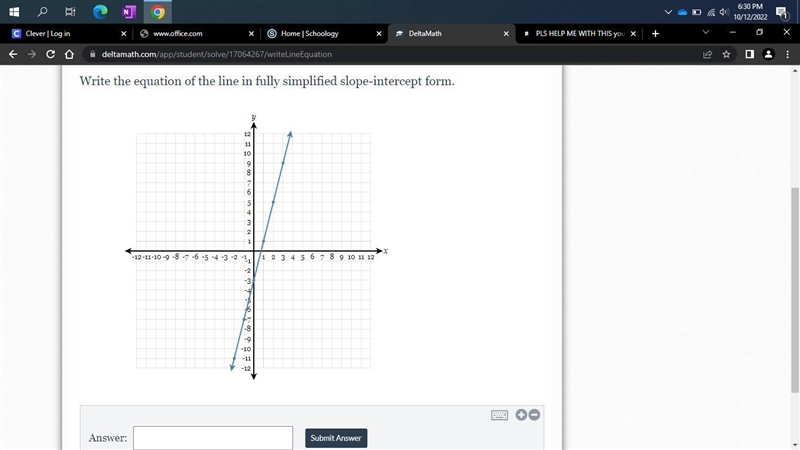 PLS HELP ME WITH THIS you need to use the y=mx+b-example-1