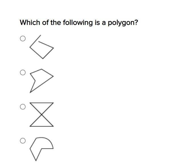 Which of the following is a polygon?-example-1