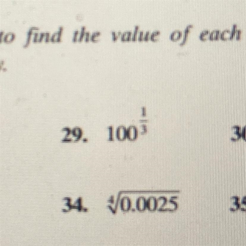 Find value of 100 1/3 ? Should be 4 decimal places. Question 29-example-1