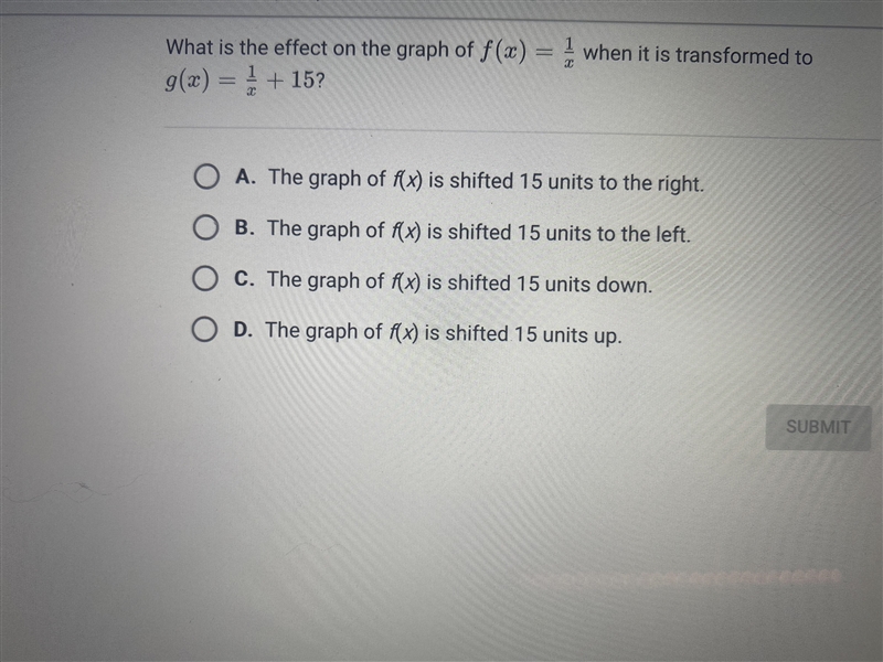 PLEASE HELP! FUNCTIONS AND RELATIONS. PROVIDE LETTER ANSWER AND BRIEF EXPLANATION-example-1