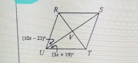 Please help me find the angle of UTS of the rhombus-example-1