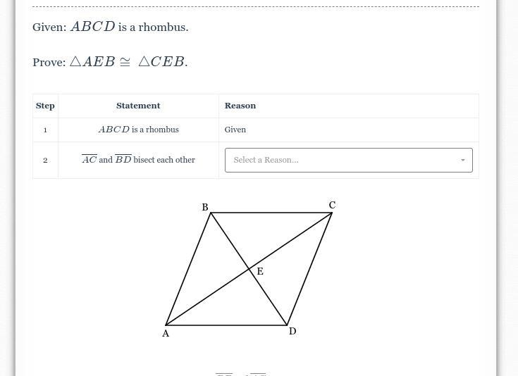 Prove that the triangles are equal with only providing the reason when the statements-example-1