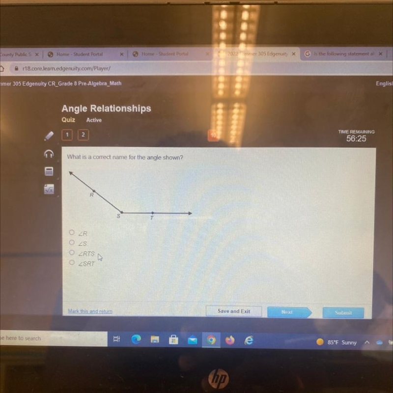 What is a correct name for the angle shown?ROZROLSO ZRTSOZSRTST-example-1