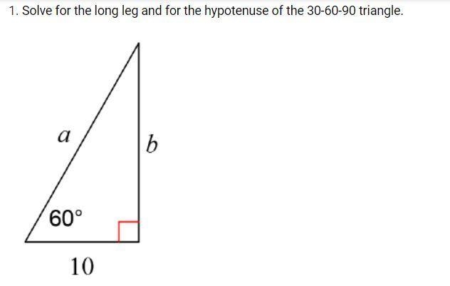 30-60-90 triangle question is in the image-example-1