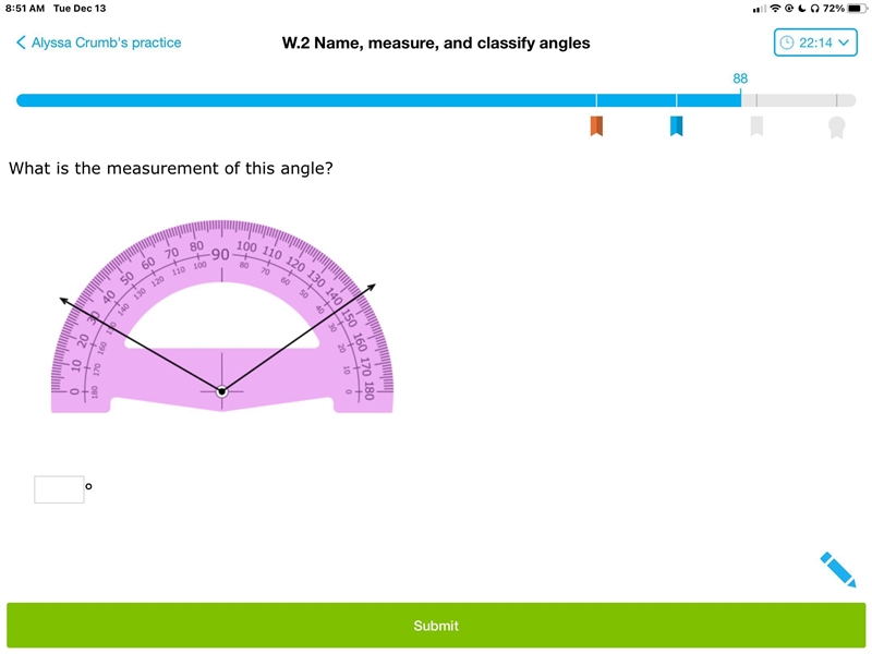 What is the measurement of this angle-example-1