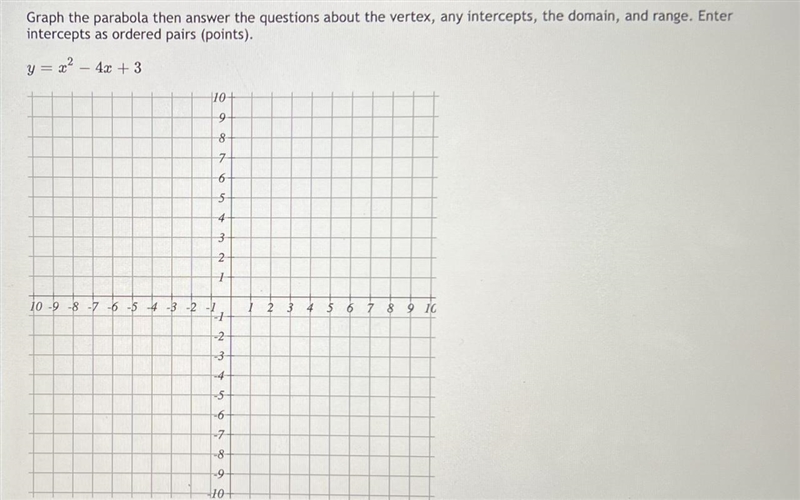 I’ve done all the other parts, I simply need you to graph the proabola!-example-1