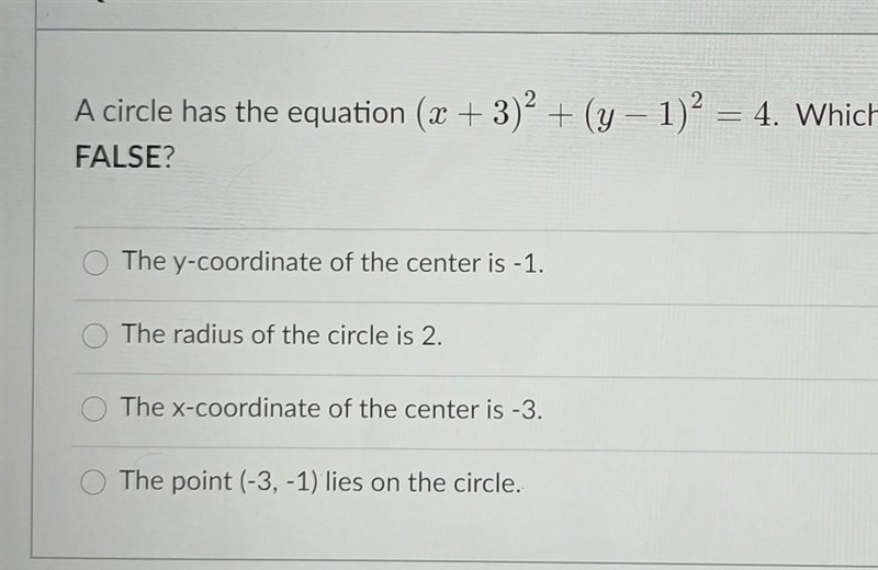 Which choice is false. I am confused with the first and last choice-example-1