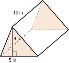 What is the volume of this triangular prism?20 in3240 in3120 in360 in3-example-1