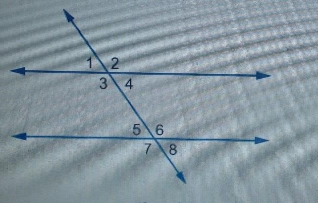 The diagram shows two parallel lines cut by a traversal If the measure of <2=(3y-example-1