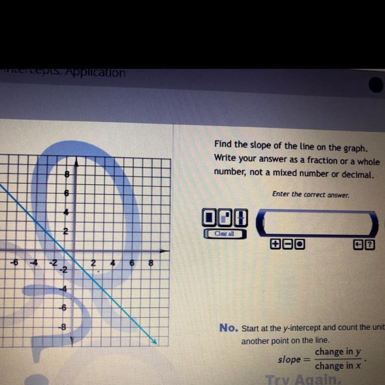 Find the slope of the line-example-1