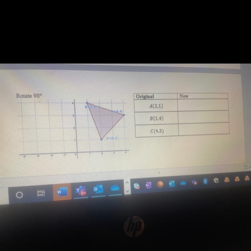 Perform the following transformations you can either graph the shape record the coordinate-example-1