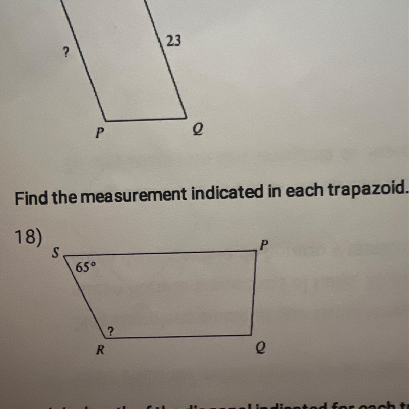 Find the measurement indicated in each trapezoid￼-example-1