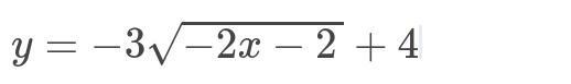 Sketch graph of function showing base grap and all steps. factor the function too-example-1