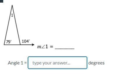 Angle 1- what degree-example-1