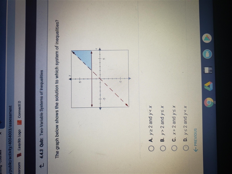 I have no clue how to graph inequalities and find the solution-example-1