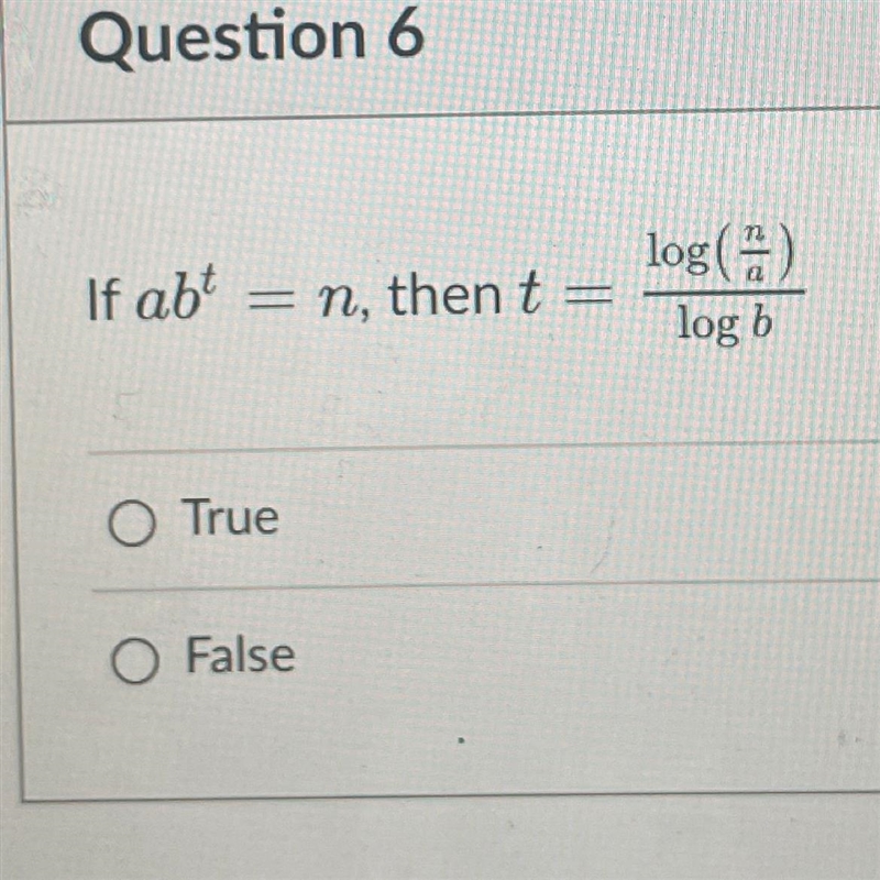 PLEASE HELP True or false-example-1