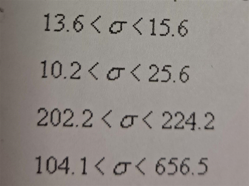 Find the 95% confidence interval for the standard deviation of the lengths of pipes-example-1