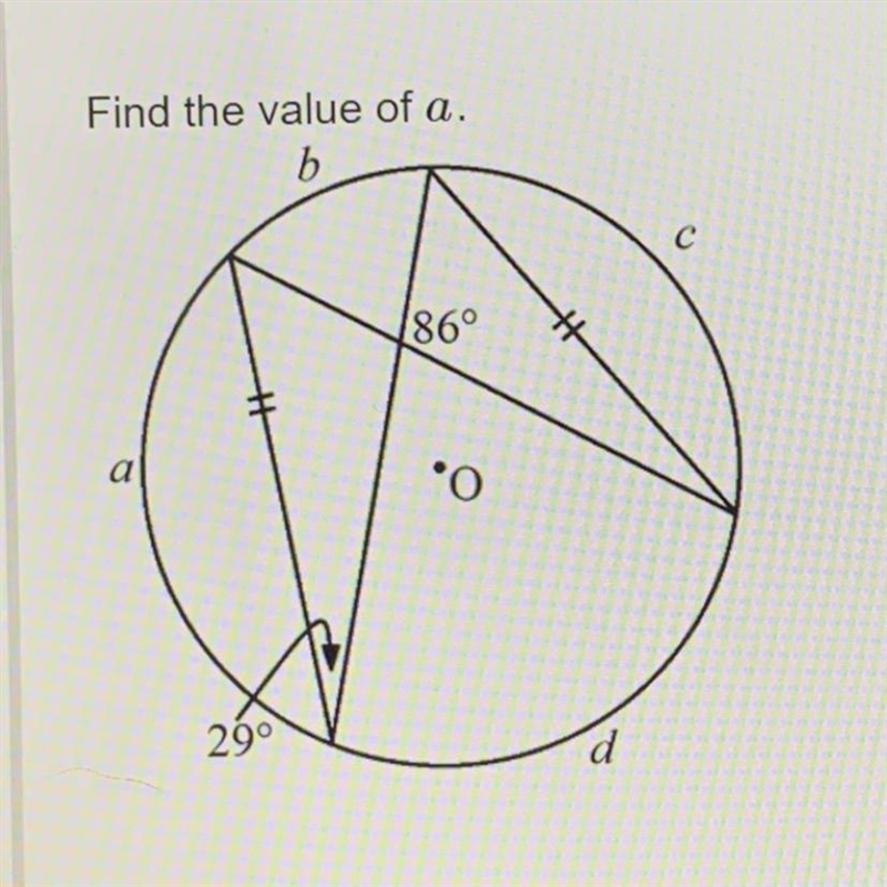 I need help finding the answer to this problem. Options:A. 65B. 86C. 58D. 130-example-1