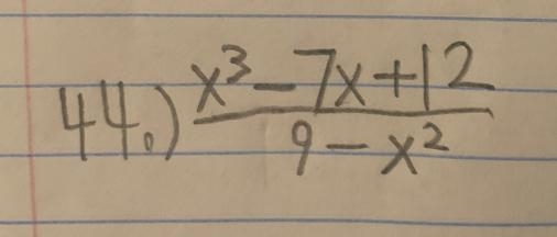 How to simplify rational expressions in algebra 2It's x^2, not x^3-example-1