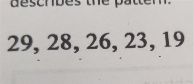 how can you figure out the next number and the pattern below? write a conjecture that-example-1