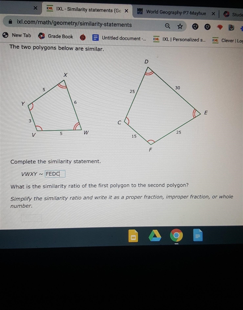 Hi I need help with my ixl I don't know how to simplify it-example-1