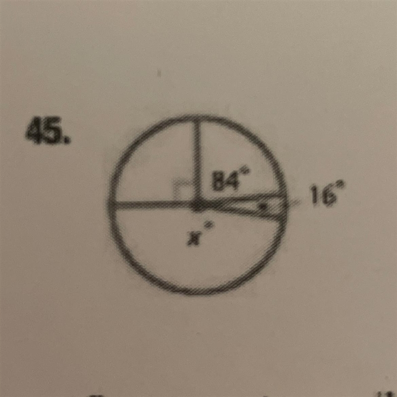 Solve for x :) i’m not sure how to solve this it’s from geometry lesson 10.2-example-1