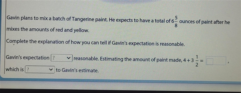 which is ? to Gavin estimateOption for the first tab: isis notEnter numeric answers-example-1